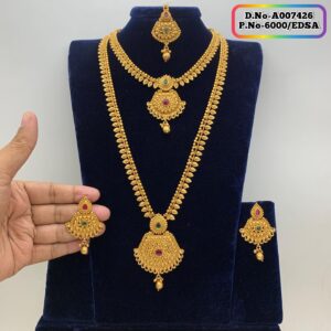 Joypuri Gold Plated Premium Quality Combo Set Code: A007426