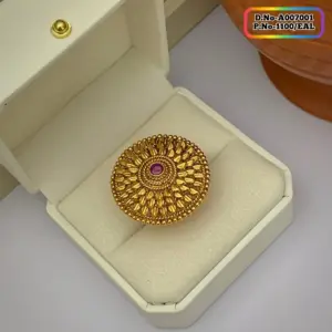 Joypuri Gold Plated Premium Quality Finger Ring Code: A007001
