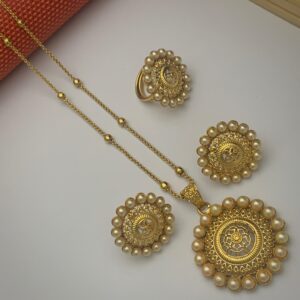 Joypuri Premium Quality Pendant Combo Set Code: A005867